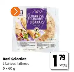 Colruyt Boni Selection Libanees flatbread 5 x 60 g aanbieding
