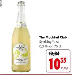 Colruyt The Mocktail Club Sparkling Yuzu 0,0 % vol 75 cl aanbieding