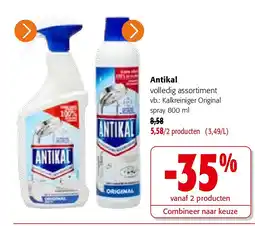 Colruyt Antikal Kalkreiniger Original spray 800 ml aanbieding
