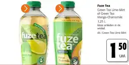 Colruyt Fuze Tea Green Tea Lime Mint aanbieding