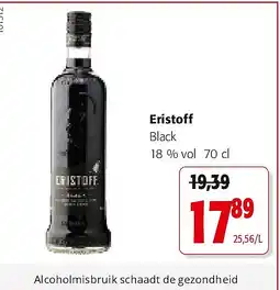 Colruyt Eristoff Black 18 % vol 70 cl aanbieding