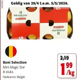 Colruyt Boni Selection Mini Magic Star 8 stuks aanbieding