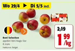 Colruyt Boni Selection appelen Mini Magic Star 8 stuks aanbieding