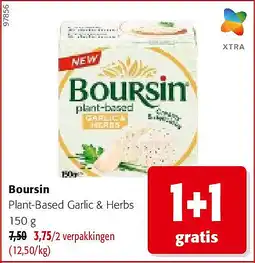 Colruyt Boursin Plant-Based Garlic & Herbs 150 g aanbieding