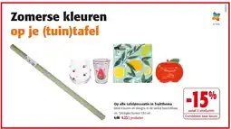 Colruyt Op alle tafeldecoratie in fruitthema Drinkglas kersen 330 ml aanbieding