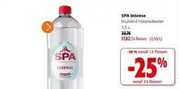 Colruyt SPA Intense bruisend mineraalwater 1,5 L aanbieding