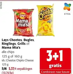Colruyt Cheetos Chipito Cheese 125 g aanbieding
