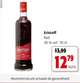 Colruyt Eristoff Red 18 % vol 70 cl aanbieding