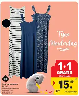 Carrefour Jurk voor dames aanbieding