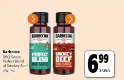 Colruyt Barbecoa BBQ Sauce Perfect Blend of Smokey Beef 250 ml aanbieding