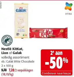 Colruyt Galak Witte Chocolade 2 x 100 g aanbieding