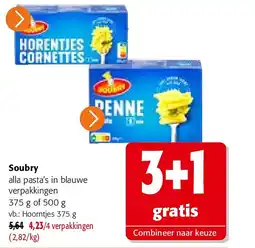 Colruyt Soubry Hoorntjes 375 g aanbieding