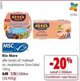 Colruyt Rio Mare Insalatissime Tuna Salad 160 g aanbieding