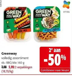 Colruyt Greenway BBQ Mix 160 g aanbieding