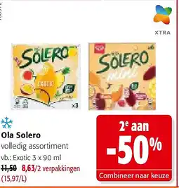 Colruyt Ola Solero Exotic 3 x 90 ml aanbieding