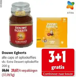 Colruyt Douwe Egberts Extra Dessert oploskoffie 200 g aanbieding