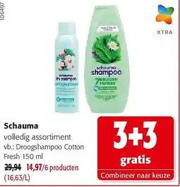 Colruyt Schauma Droogshampoo Cotton Fresh 150 ml aanbieding