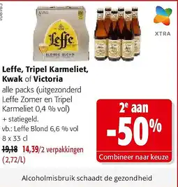 Colruyt Leffe Blond 6,6 % vol 8 x 33 cl aanbieding
