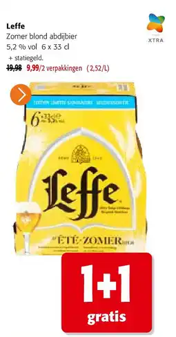 Colruyt Leffe Zomer blond abdijbier 5,2 % vol 6 x 33 cl aanbieding