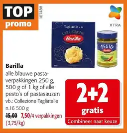 Colruyt Barilla Collezione Tagliatelle n.16 500 g aanbieding