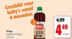 Colruyt Dixap appelsap Original 400 ml aanbieding