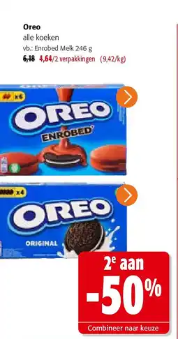 Colruyt Oreo Enrobed Melk 246 g aanbieding