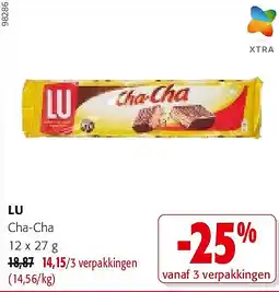 Colruyt LU Cha-Cha 12 x 27 g aanbieding