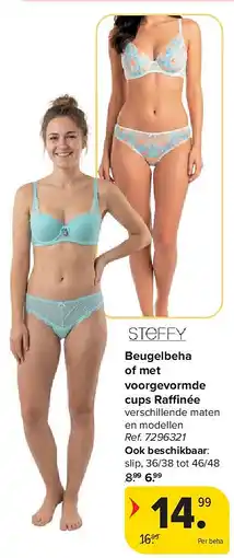 Carrefour Beugelbeha of met voorgevormde cups Ra née aanbieding