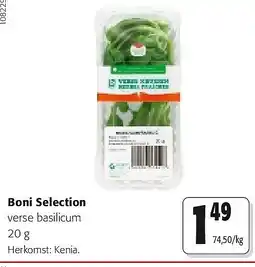 Colruyt Boni Selection verse basilicum 20 g aanbieding