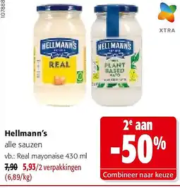 Colruyt Hellmann’s Real mayonaise 430 ml aanbieding
