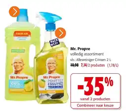 Colruyt Mr. Propre Allesreiniger Citroen 2 L aanbieding
