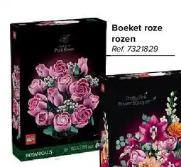 Carrefour Boeket roze rozen aanbieding