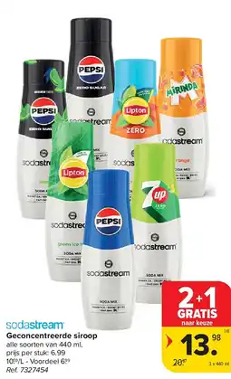 Carrefour Geconcentreerde siroop aanbieding