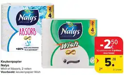 Carrefour Keukenpapier Nalys aanbieding
