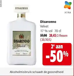 Colruyt Disaronno Velvet 17 % vol 70 cl aanbieding