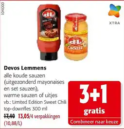 Colruyt Devos Lemmens Limited Edition Sweet Chili top-downfles 300 ml aanbieding