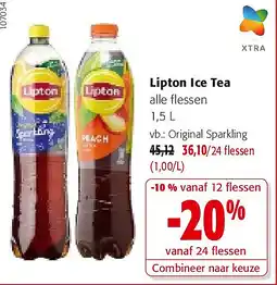 Colruyt Lipton Ice Tea Original Sparkling aanbieding