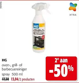Colruyt HG oven-, grill- of barbecuereiniger spray 500 ml aanbieding
