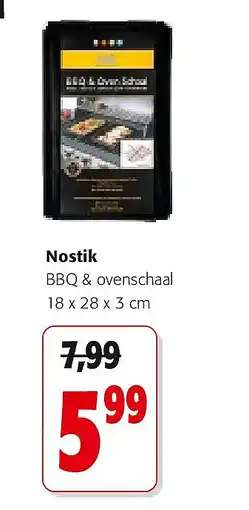 Colruyt Nostik BBQ & ovenschaal 18 x 28 x 3 cm aanbieding