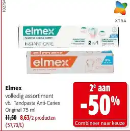 Colruyt Elmex Tandpasta Anti-Caries Original 75 ml aanbieding