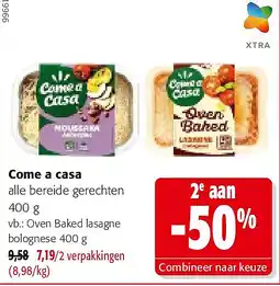 Colruyt Come a casa Oven Baked lasagne bolognese 400 g aanbieding