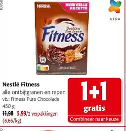 Colruyt Nestlé Fitness Fitness Pure Chocolade 450 g aanbieding