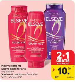 Carrefour Haarverzorging Elseve L’Oréal Paris aanbieding