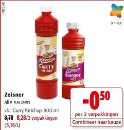 Colruyt Zeisner Curry Ketchup 800 ml aanbieding