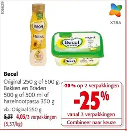 Colruyt Becel Original 250 g aanbieding