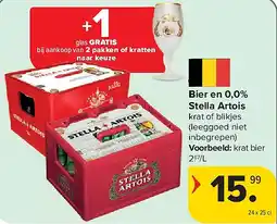 Carrefour Bier en 0,0% Stella Artois aanbieding