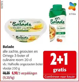 Colruyt Balade Halfvolle ongezouten boter vlootje 250 g aanbieding