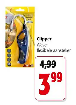 Colruyt Clipper Wave flexibele aansteker aanbieding