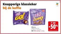 Colruyt Milka Leo Go! mini 10 stuks 182 g aanbieding