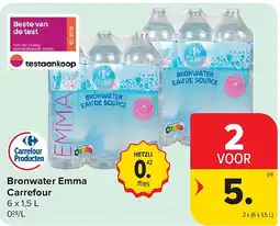 Carrefour Bronwater Emma Carrefour aanbieding